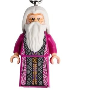 LEGO Dumbledore Key Chain - Harry Potter Minifigure Charm for Bag & Backpack